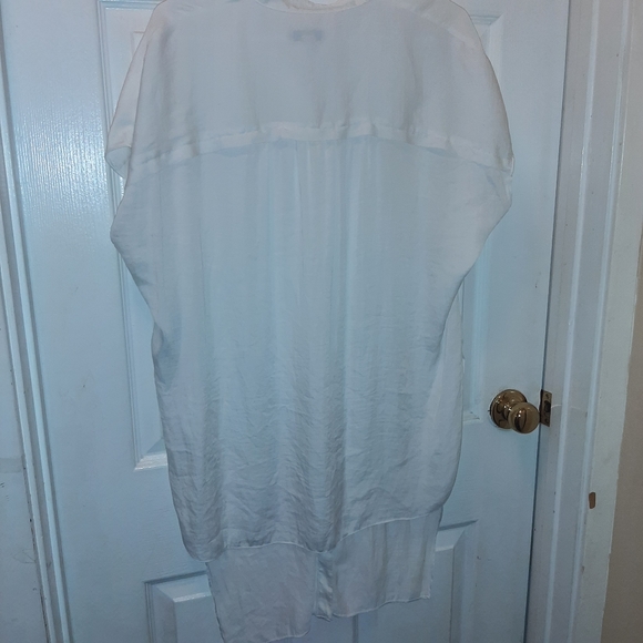 Halston Button Down Tye Top - Picture 2 of 3